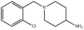 1-(2-chlorobenzyl)piperidin-4-amine 结构式