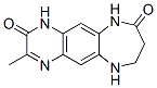 1H-Pyrazino[2,3-h][1,5]benzodiazepine-2,9-dione,  6,7,8,10-tetrahydro-3-methyl- 结构式