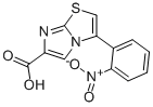 3-(2-NITROPHENYL)IMIDAZO[2,1-B]THIAZOLE-6-CARBOXYLIC ACID 结构式