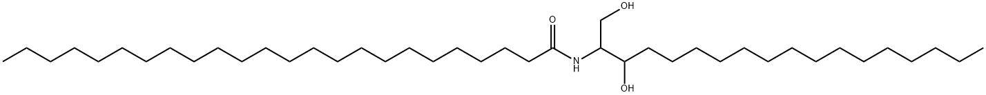 TetracosanaMide, N-[2-hydroxy-1-(hydroxyMethyl)heptadecyl]- 结构式