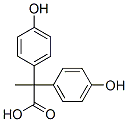 2,2-Bis(4-hydroxyphenyl)-propanoic acid 结构式