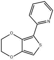 Pyridine,  2-(2,3-dihydrothieno[3,4-b]-1,4-dioxin-5-yl)- 结构式