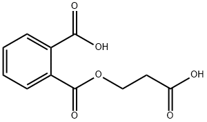Mono(2-carboxyethyl) Phthalate 结构式