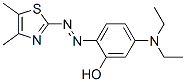 2-(4,5-dimethyl-2-thiazolylazo)-5-diethylaminophenol 结构式