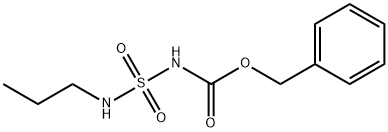 苄基[(丙氨基)磺酰基]氨基甲酸酯 结构式