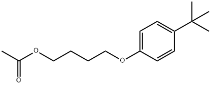 4-(4-TERT-BUTYLPHENOXY)BUTYL ACETATE 结构式