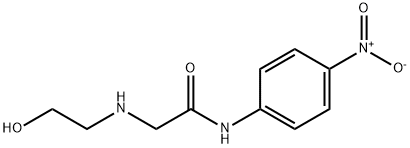 2-(2-羟乙基氨基)-4'-硝基乙酰苯胺 结构式