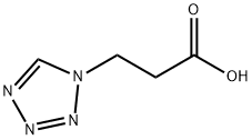 3-(1H-四唑-1-基)丙酸 结构式
