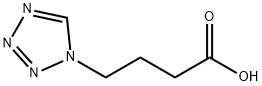 4-(1,2,3,4-四唑-1-基)丁酸 结构式
