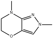 Pyrazolo[4,3-b][1,4]oxazine,  2,5,6,7-tetrahydro-2,7-dimethyl- 结构式