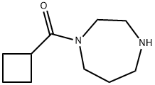 1-(CYCLOBUTYLCARBONYL)-1,4-DIAZEPANE 结构式