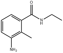 3-氨基-N-乙基-2-甲基苯甲酰胺 结构式