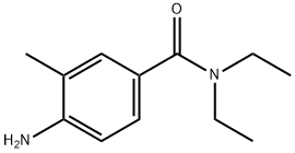 4-氨基-N,N-二乙基-3-甲基苯甲酰胺 结构式
