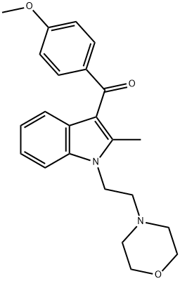 (4-Methoxyphenyl)(2-methyl-1-(2-morpholinoethyl)-1H-indol-3-yl)methanone