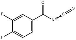 3,4-DIFLUOROBENZOYL ISOTHIOCYANATE 结构式