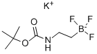 叔丁基钾N-[2-(三氟甲硼烷UIDYL)乙基]氨基甲酸盐 结构式