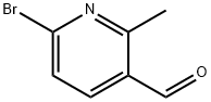 6-溴-2-甲基吡啶-3-甲醛 结构式