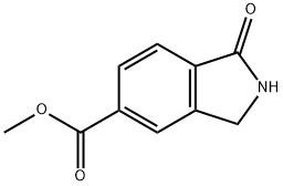 1-氧代异吲哚啉-5-甲酸甲酯 结构式