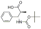 (2S,3S)-3-(BOC-氨基)-2-甲基-3-苯基丙酸 结构式