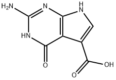 2-氨基-4-氧代-4,7-二氢-1H-吡咯并[2,3-D]嘧啶-5-羧酸 结构式