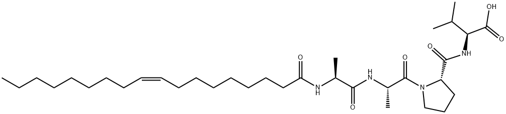 oleoylalanyl-alanyl-prolyl-valine 结构式