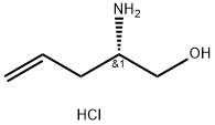 (2S)-2-氨基-4-戊烯-1-醇盐酸盐 结构式