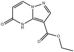 5-氧代-4,5-二氢吡唑并[1,5-a]嘧啶-3-羧酸乙酯 结构式