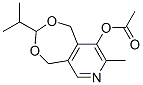 1,5-dihydro-3-isopropyl-8-methyl-[1,3]dioxepino[5,6-c]pyridin-9-yl acetate 结构式