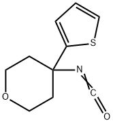 4-异氰酸-4-噻吩基四氢吡喃 结构式