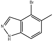 4-溴-5-甲基-1H-吲唑 结构式