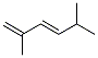 (E)-2,5-Dimethyl-1,3-hexadiene 结构式