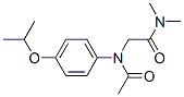 2-[acetyl-(4-propan-2-yloxyphenyl)amino]-N,N-dimethyl-acetamide 结构式