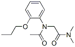 2-[acetyl-(2-propoxyphenyl)amino]-N,N-dimethyl-acetamide 结构式