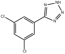 5-(3,5-二氯苯基)-1H-四唑 结构式
