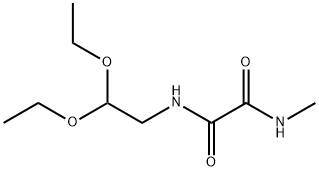 N-(2,2-Diethoxyethyl)-N'-methyl-ethanediamide 结构式