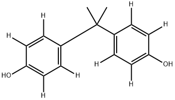 双酚-A-2,2',3,3',5,5',6,6'-D8 结构式