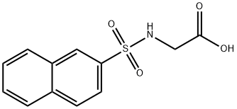 2-(萘-2-磺酰胺)乙酸 结构式