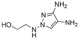 Ethanol,  2-[(3,4-diamino-1H-pyrazol-1-yl)amino]- 结构式