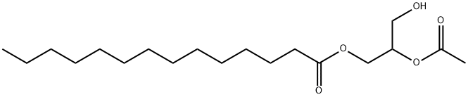 1-O-myristoyl-2-acetyl-glycerol 结构式