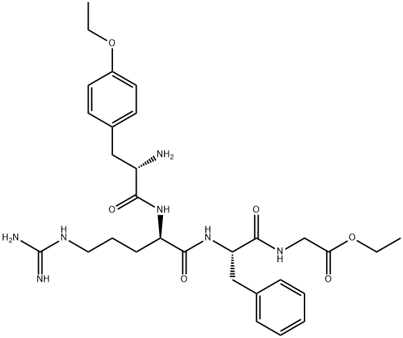 H-Tyr(Et)-D-arg-phe-gly-oet 结构式