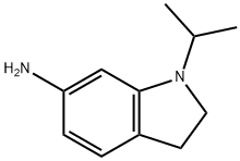 1-ISOPROPYL-2,3-DIHYDRO-1H-INDOL-6-YLAMINE 结构式