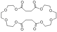 1,4,7,10,15,18,21,24-Octaoxacyclooctacosane-11,14,25,28-tetrone 结构式