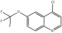 4-氯-6-(三氟甲氧基)喹啉 结构式