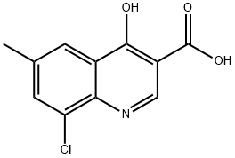 8-Chloro-4-hydroxy-6-methylquinoline-3-carboxylicacid