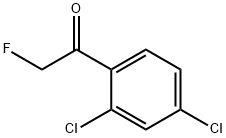 Ethanone, 1-(2,4-dichlorophenyl)-2-fluoro- (9CI) 结构式