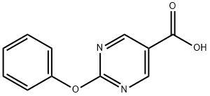 2-苯氧基嘧啶-5-羧酸 结构式