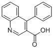 4-PHENYLQUINOLINE-3-CARBOXYLIC ACID 结构式