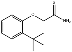 2-(2-TERT-BUTYLPHENOXY)THIOACETAMIDE 结构式