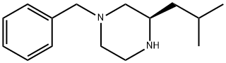 (3R)-1-苄基-3-异丁基哌嗪 结构式