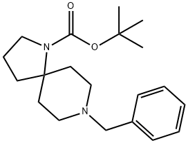 1,1-二甲基乙基8-(苯基甲基)-1,8-二氮杂物[4.5]癸烷-1-羧酸盐 结构式